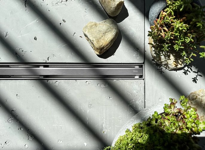 Душевой лоток Rea Neox Slim pro nikiel brush 