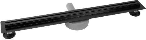 Душевой лоток Rea Neox Slim pro black черный матовый