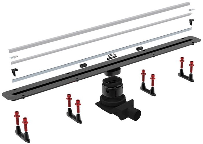 Душевой лоток Pestan Confluo Slim Line хром матовый