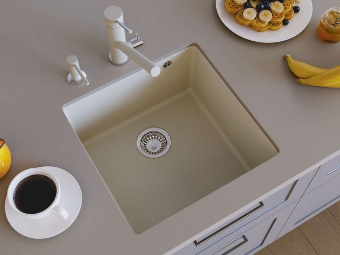 Кухонная мойка Omoikiri Bosen 44-U-GR Tetogranit/leningrad grey