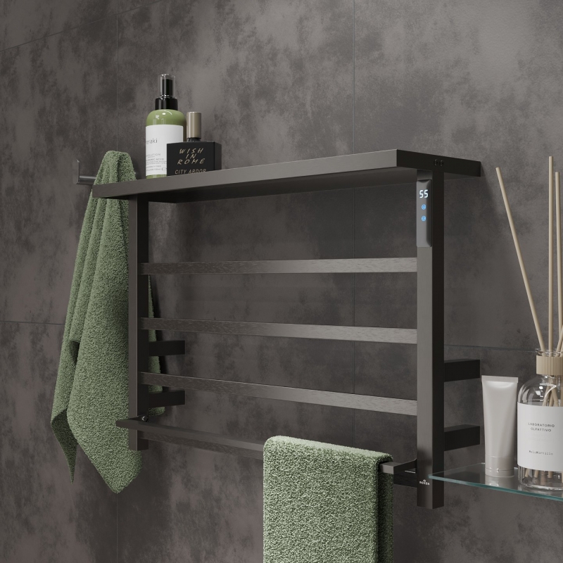 Полотенцесушитель электрический Roxen Velar оружейная сталь