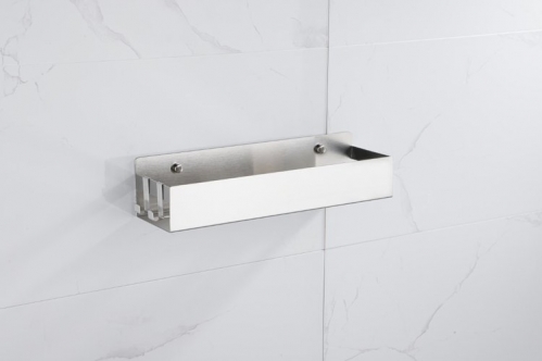 Полка для ванной Boheme Q с двумя крючками 