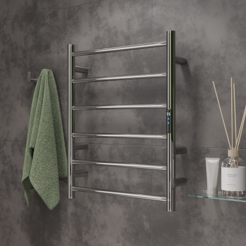 Полотенцесушитель электрический Roxen Caspia хром