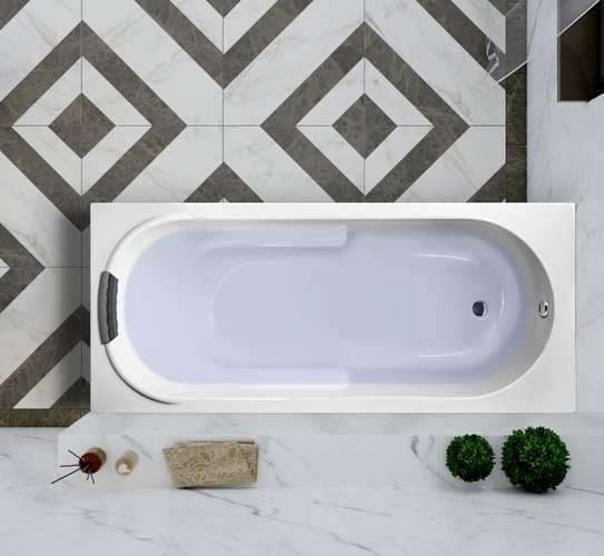 Ванна акриловая Lavinia Boho Bristol 160x75 (с мягким гелевым подголовником), с ножками