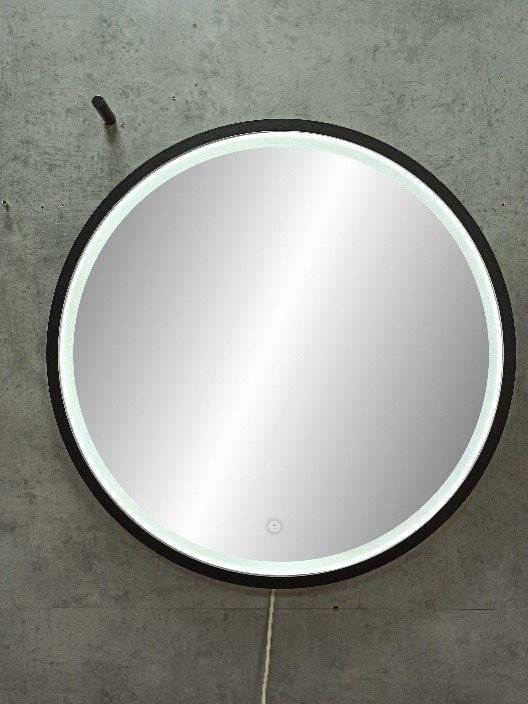 Зеркало Континент Style Black LED D600