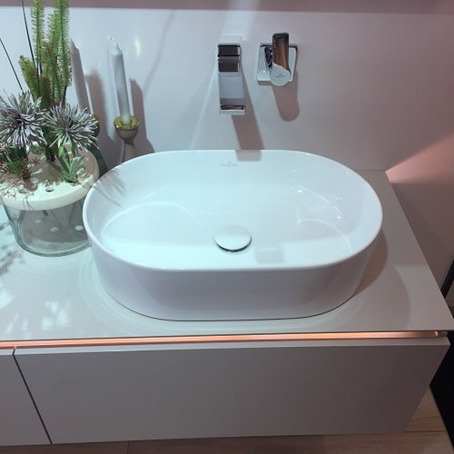 Умывальник накладной Villeroy&Boch Collaro  56x36 альпийский белый