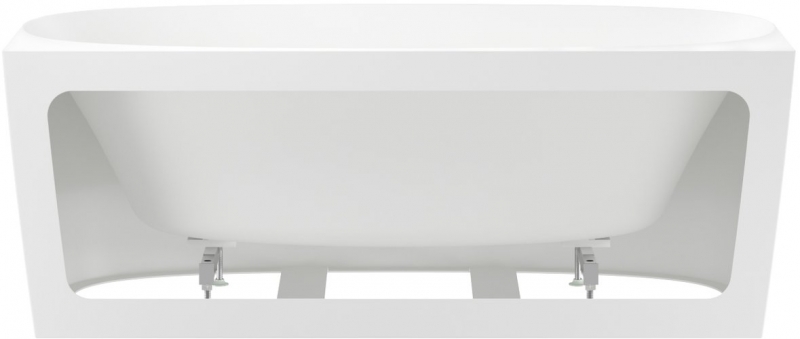 Ванна акриловая Wellsee Belle Spa 2.0 160x75 белый глянец (слив-перелив хром)