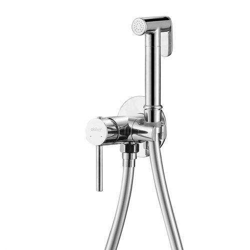 Смеситель с гигиеническим душем ABBER Wasser Kreis хром