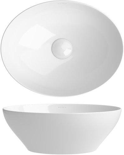Умывальник накладной Roxen Bocar 40,5x33 белый