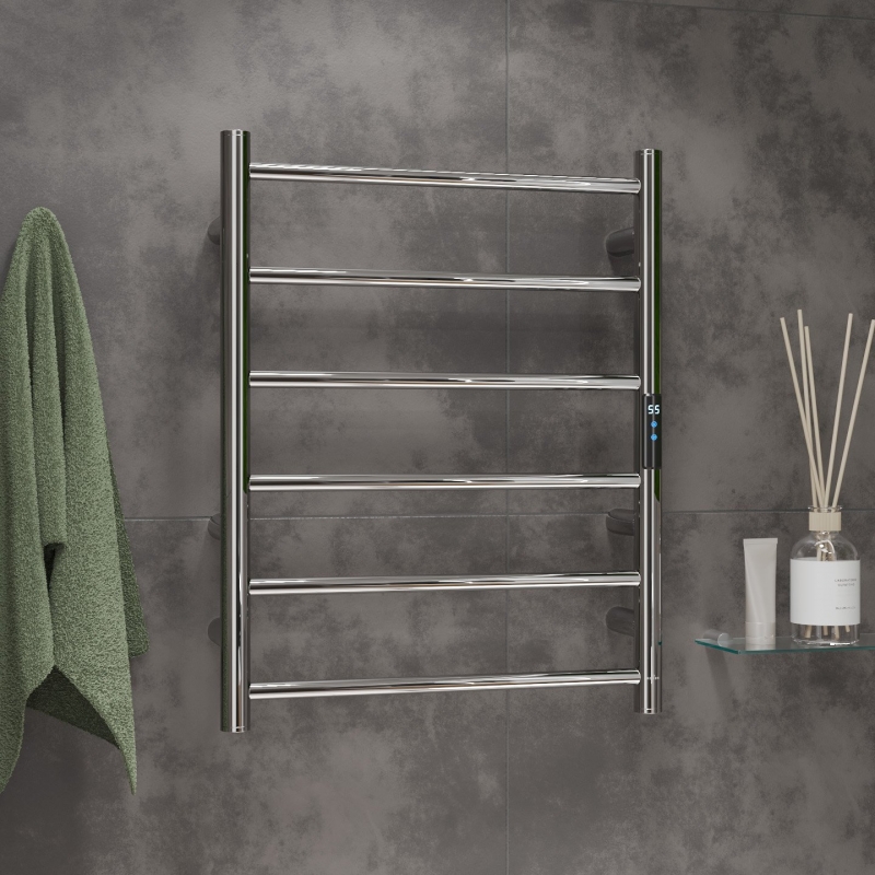 Полотенцесушитель электрический Roxen Caspia хром