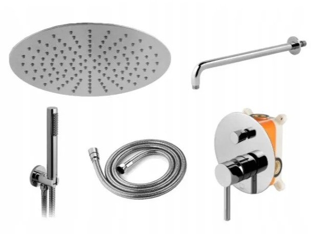 Душевая система скрытого монтажа Rea Lungo хром