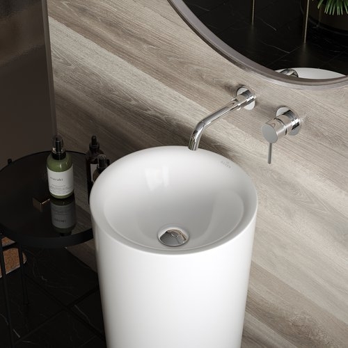 Умывальник Roxen Lila 39x39 белый