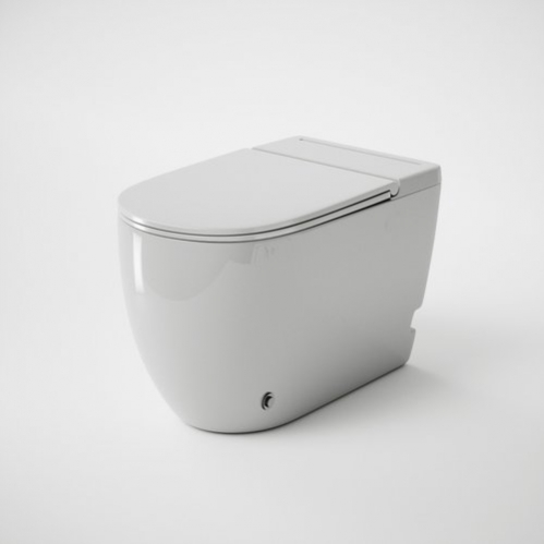 Унитаз приставной Grossman 57x35 с импульсным смывом сиденье Duroplast, микролифт