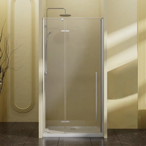 Душевая дверь Vincea Slim-N  100x195 прозрачное стекло / профиль хром