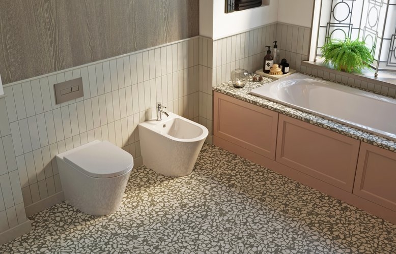 Унитаз приставной 52*36 Lavinia Boho Biore белый SoftClose