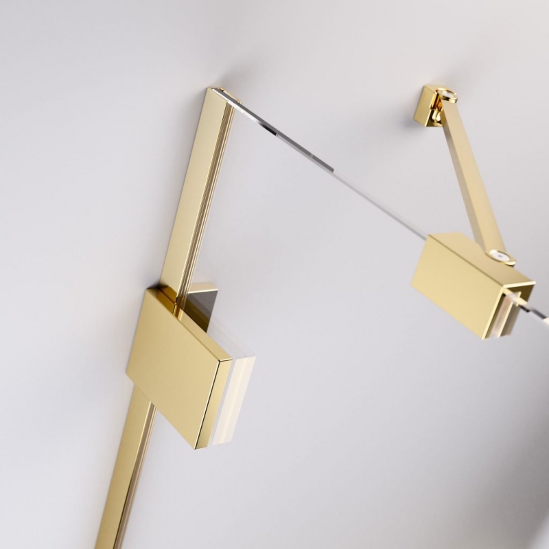 Душевой уголок Radaway Essenza Pro KDJ, H-200 см, стекло прозрачное, фурнитура золото