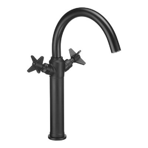 Смеситель для раковины высокий Deante Temisto Nero, черный