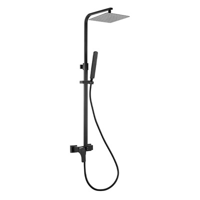 Душевая колонна Deante Cascada Hiacynt Nero со смесителем для душа, черная