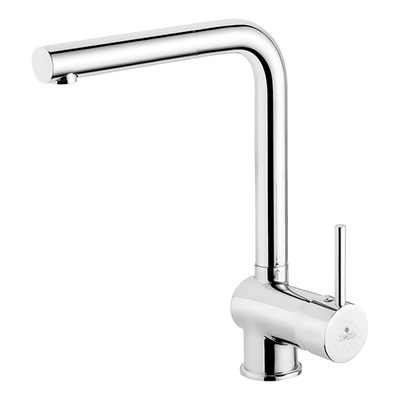 Смеситель для кухни  Deante Aster с прямоугольным изливом и вытягивающейся лейкой, хром