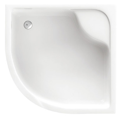 Поддон полукруглый с ножками  и панельюDeante Deep