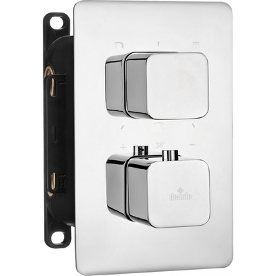 Накладка к боксу термостатическому закругленный DEANTE BOX, хром