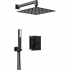 Душевая система скрытого монтажа с квадр.термост. смесителем DEANTE BOX NERO, черный