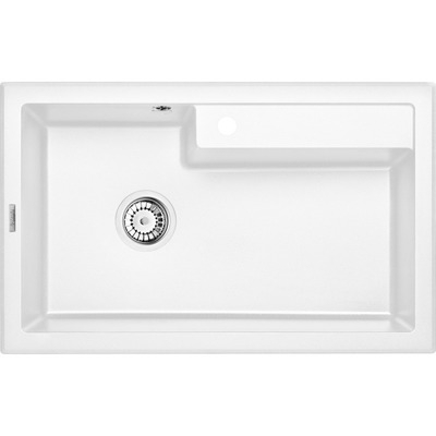 DEANTE ERIDAN алебастр - мойка 1 чаша, 800*500*200 мм + сифон SPACE SAVER