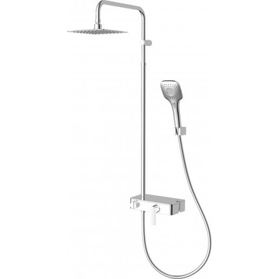 Душевая система DEANTE Cascada Lobelia со сместителем, хром