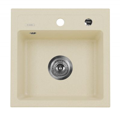 DEANTE ZORBA шампань - мойка 1 чаша, 440*440*170 мм + сифон