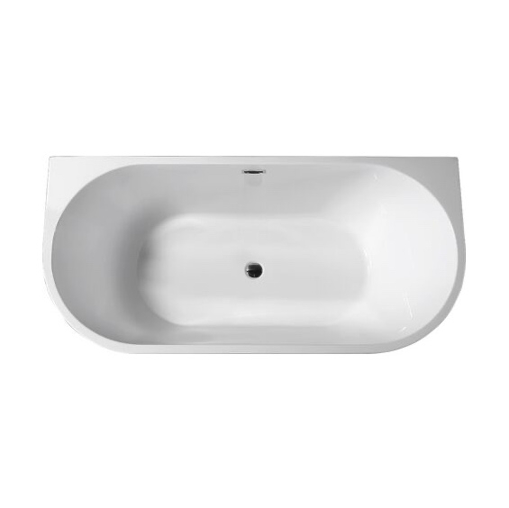 Акриловая пристенная ванна Abber 170х80