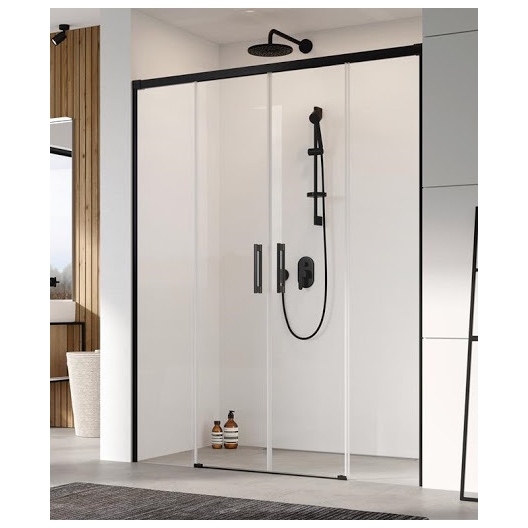 Душевая дверь Radaway Idea DWD, H-200 см чёрный профиль