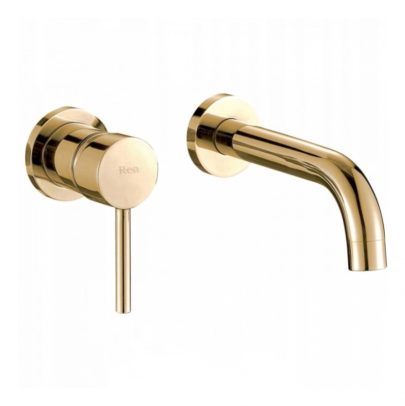 Смеситель для умывальника REA LUNGO GOLD + BOX