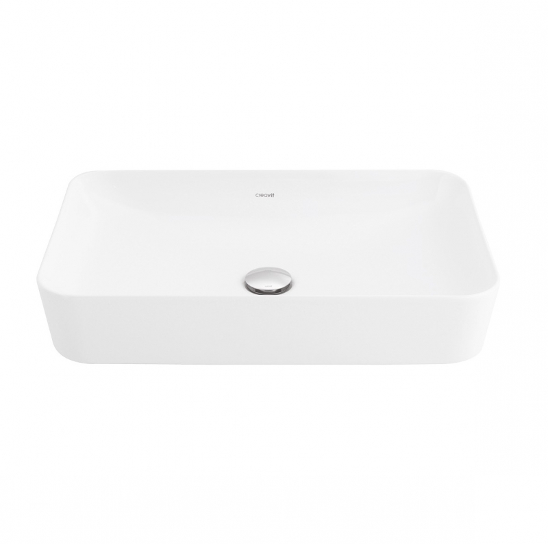 Умывальник Creavit Ultra прямоугольный на столешницу 40*60 см, белый