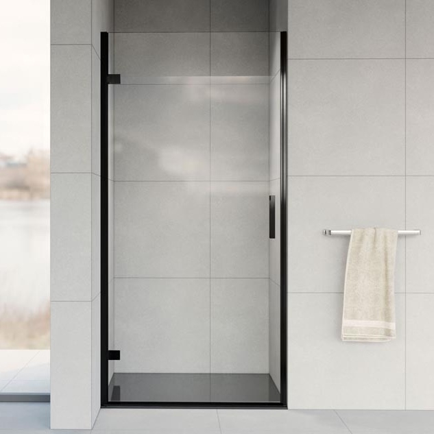 Душевая дверь Vincea Flex 900 чёрный профиль