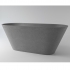 Ванна каменная Holbi Selena Solid Surface 161*68 Ral, Beton