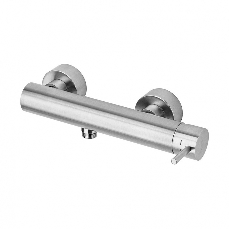 Paffoni Light Смеситель для душа без душ.набора с нижним подкл.1/2", нержавеющая сталь