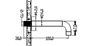 Комплект для ванны Boheme с изливом, белый матовый, термостат