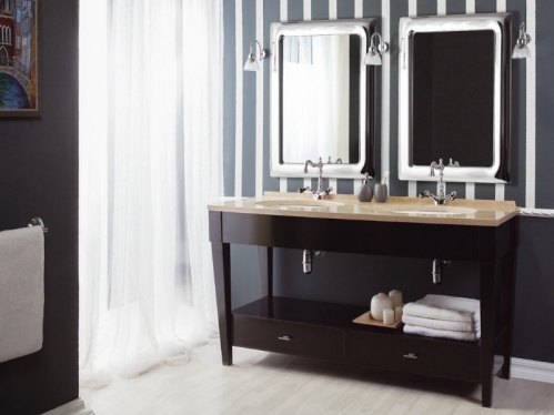 Тумба с умывальником DALLAS 160 двойная