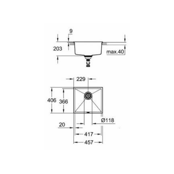 КУХОННАЯ МОЙКА GROHE K700