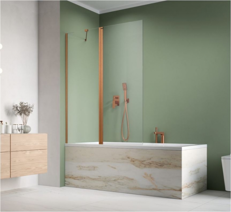 Шторка для ванны Nes 6 Brushed Copper PND II