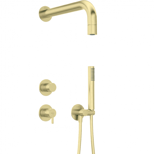 Душевая система DEANTE SILIA скрытого монтажа, золото брашированное