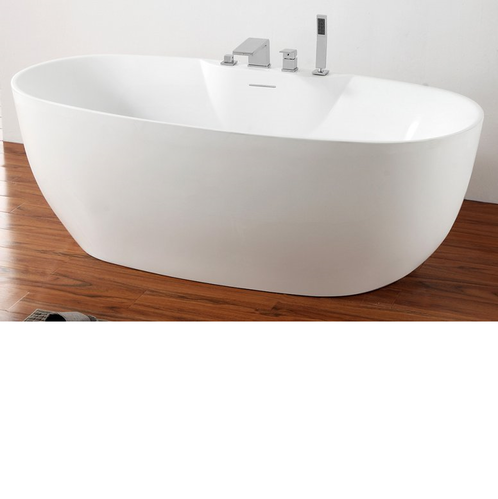 Акриловая ванна Abber белая 170