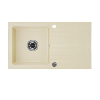 DEANTE ZORBA шампань - мойка 1 чаша с крылом, 760*440*150 мм + сифон