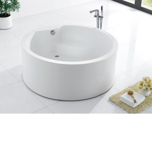 Акриловая ванна в комплекте со сливом-переливом, BelBagno