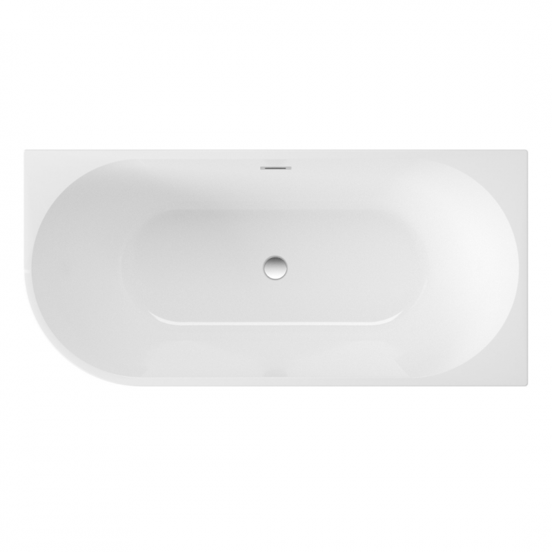 Deante Silia Ванна акриловая угловая 170*80, пристенная, правая