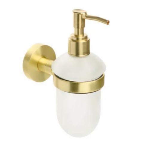 Дозатор жидкого мыла Fixsen Comfort Gold, цвет золото брашированное