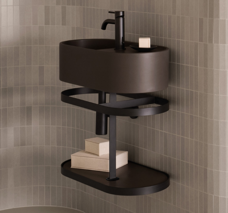 Cielo РАКОВИНА ПОДВЕСНАЯ 46*30 Andrea Parisio - Giuseppe Pezzano cm 46 x 30 x 16 h