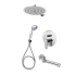  Душевая система Armatura скрытого монтажа 3-х функциональная круглая, хром