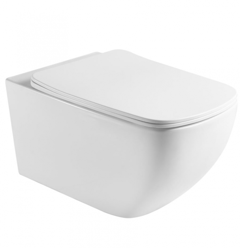 Унитаз подвесной Aquatek МЕДЕЯ c сиденьем в комплекте