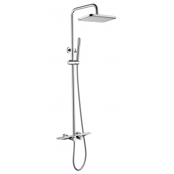Душевая система с термостатом Grocenberg Хром
